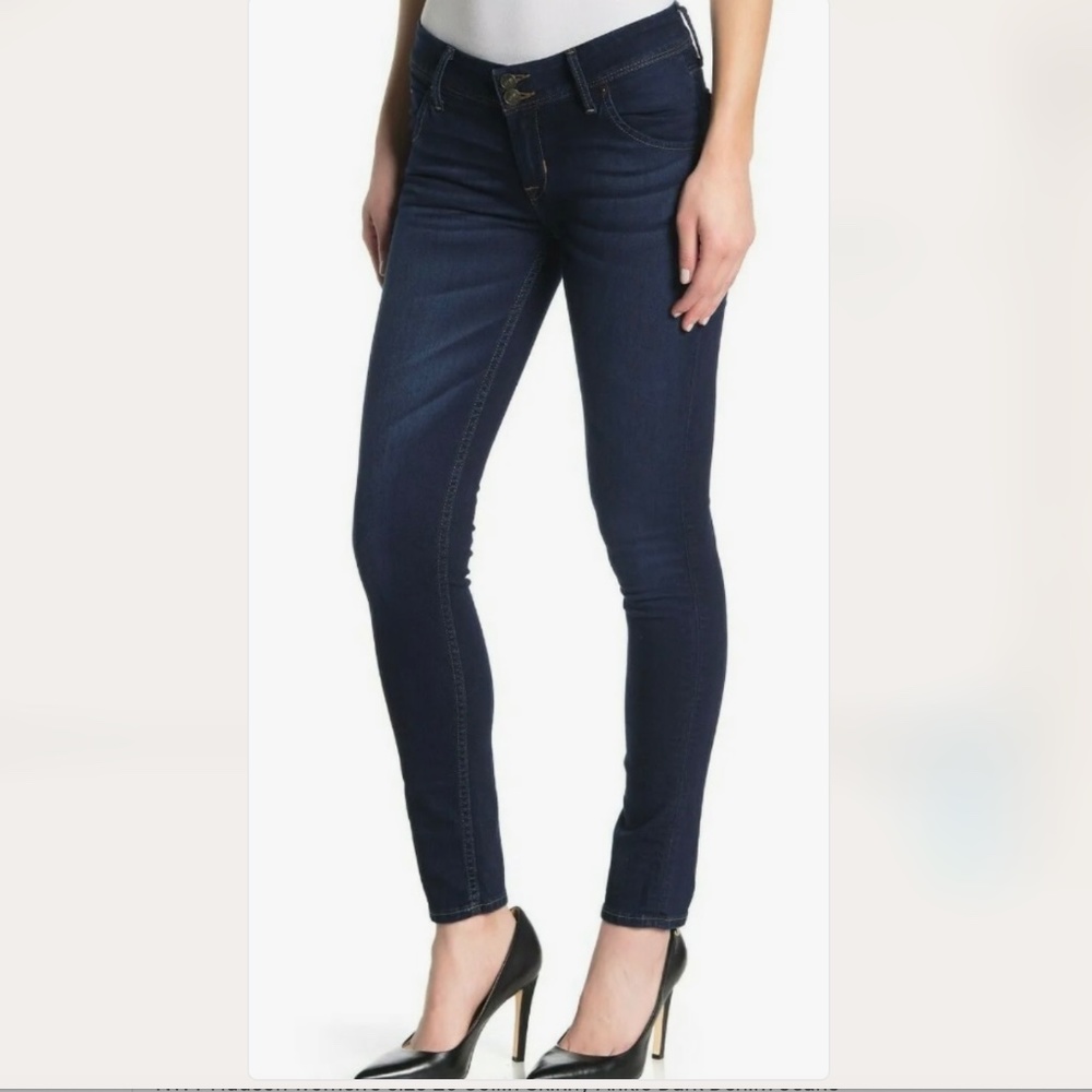 NWT Hudson women’s size 26 Collin Skinny Ankle Dark Denim Jeans Alga